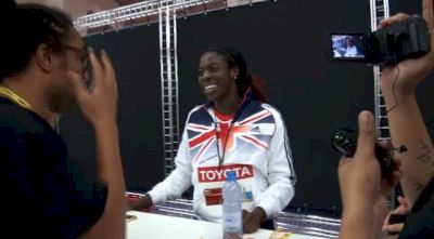 Christine Ohuruogu wins a unbelievably close 400 final at Moscow World Champs 2013