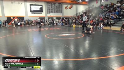 82 lbs Cons. Round 3 - Nash Wulfekuhle, DC Elite vs Landon Weber, Immortal Athletics WC