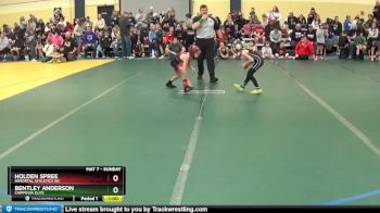 50 lbs Champ. Round 1 - Holden Spree, Immortal Athletics WC vs Bentley Anderson, Chippewa Elite