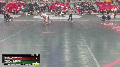 165 lbs Cons. Round 4 - Tristan Burbach, Nebraska Kearney vs Aidan Hernandez, Unattached