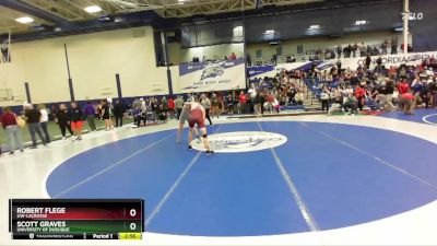 165 lbs Champ. Round 2 - Robert Flege, UW-LaCrosse vs Scott Graves, University Of Dubuque