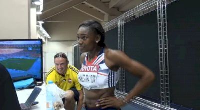 Perri Shakes-Drayton qualifies for 400H final at Moscow World Champs 2013