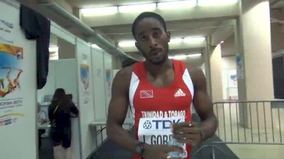 Jehue Gordon runs near PR with ease into 400H final at Moscow World Champs 2013