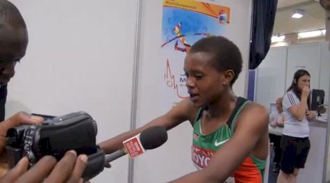 Faith Kipyegon into 1500 final at Moscow World Champs 2013