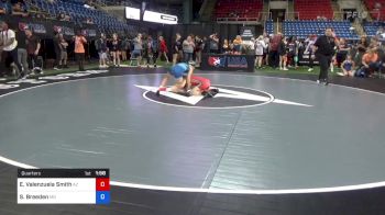 100 lbs Quarters - Elizabeth Valenzuela Smith, Arizona vs Sandy Breeden, Missouri