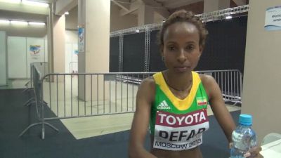 Meseret Defar explains 5k choice and ready for first world title in 6 years at Moscow World Champs 2013
