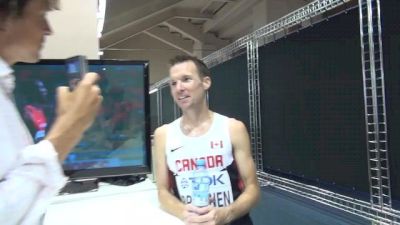 Nate Brannen changing tactics in 1500 at Moscow World Champs 2013