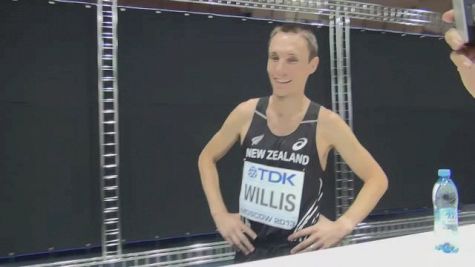 Nick Willis tripped up with no wheels in 1500 prelim at Moscow World Champs 2013