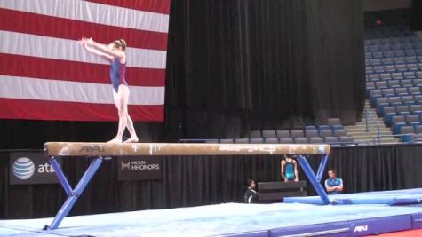 Norah Flatley's amazing beam routine from P&G Championships PT