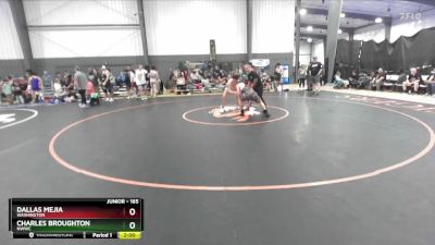 165 lbs Champ. Round 1 - Dallas Mejia, Washington vs Charles Broughton, NWWC