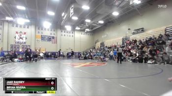 120 lbs Cons. Round 6 - Bryan Rivera, Waukesha West vs Jake Ramsey, Union County