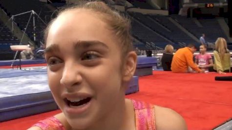 Peyton Ernst on expectations for championships and staying calm on beam