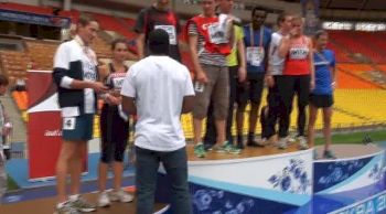 Yohan Blake hands out adidas giftcards to heat winners