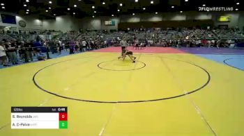 125 lbs Consi Of 16 #1 - Samantha Reynolds, JWC vs Alana Canoy-Paiva, Elite Wrestling