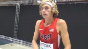 Evan Jager disappointed to be outside the steeple medals at Moscow World Champs 2013