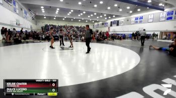 100 lbs Quarterfinal - Dulce Lucero, Santa Ana Valley vs Kelsie Chater, Pounders WC