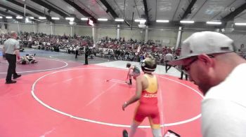 89 lbs Semifinal - Brandon Sewell, NM Gold vs Kai Mickelbart, High Elevation Wrestling Club