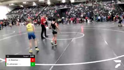 73 lbs Quarterfinal - Aiden Maestas, Team Garcia vs Beckett Johansen, St.Paul Youth Wrestling