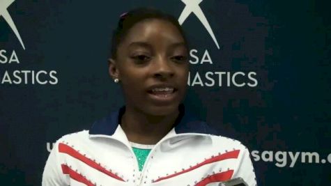 Redemption for Simone Biles after night one of the P&G Championships