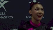 Kyla Ross is in second place all-around after night one of the P&G Championships