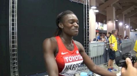 Dawn Harper going for gold in 100H at Moscow World Champs 2013