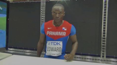 Alonso Edwards 200 silver in Berlin and back to make the final at Moscow World Champs 2013