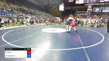 220 lbs Rnd Of 32 - Gavin Rich, Oklahoma vs Nicholas Ebrahimi, Connecticut