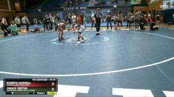 70-79 lbs Round 2 - Driggs Deeter, Sanderson Wrestling Academy vs Korbyn Wardell, Morgan Wrestling Club