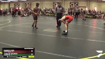 120 lbs Quarterfinals (8 Team) - Marco Loss, Death Squad vs Carlos Salinas, Armory WA