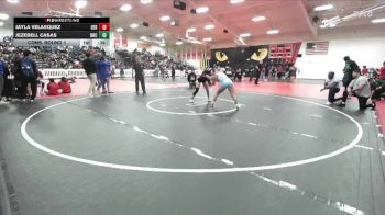 115 lbs Cons. Round 1 - Jayla Velasquez, Heritage vs Jezebell Casas, Norco