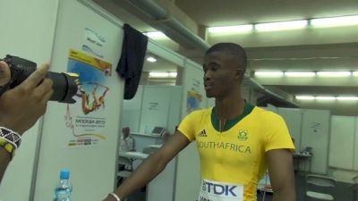 Anaso Jobodwana from NCAA to 200m final at Moscow World Champs 2013