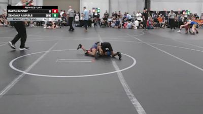 48 lbs Round 3 (4 Team) - Zendaya Aimable, SMWC WOLFPACK vs Baron McCoy, West Essex