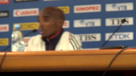 Mo Farah What were you thinking on the Medal Stand?