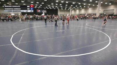 115 lbs Cons. Quarters - Samantha Cornejo, California vs Mariana Gonzalez, Red Wave Wrestling