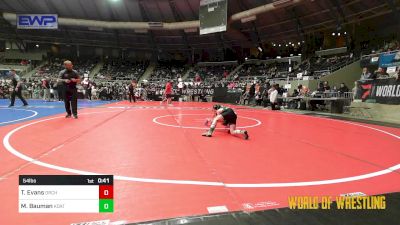 54 lbs Final - Tyanna Evans, Orchard South WC vs Madilyn Bauman, Kodiak Attack