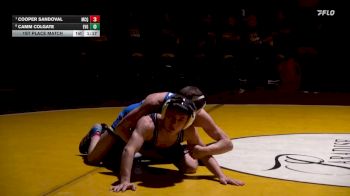 113 lbs 1st Place Match - Cooper Sandoval, McQueen vs Camm Colgate, Evergreen