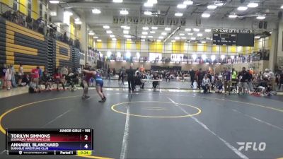 155 lbs Quarterfinal - Torilyn Simmons, Doomsday Wrestling Club vs Annabel Blanchard, Dubuque Wrestling Club