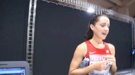 Shannon Rowbury has some letters to write to USATF after 1500 handling at Moscow World Champs