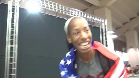 Brigetta Barrett Fights Home Crowd For Silver
