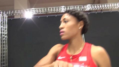 Queen Harrison Settled on 100 Hurdles and Training Group