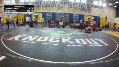 113 lbs Round 2 (8 Team) - Leonardo Ortiz, Black Hive vs Asher Cabral, Cocoa Beach WC