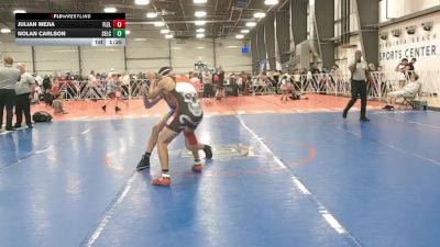 140 lbs Round 1 (9am Friday) - Nolan Carlson, SELECT, UT vs Julian Mejia, Florida Elite