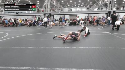150 lbs Round 1 (6 Team) - Anthony Depaul, Team Shutt Mau Mau vs Derek Worstell, Division-1
