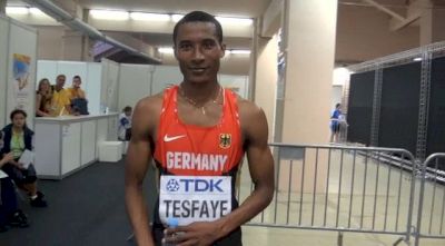 Homiyu Tesfaye credits Will Leer for 5th in first 1500 final at Moscow World Champs 2013