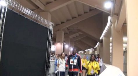 Justin Gatlin talks about relay slip in 4x1 at Moscow World Champs 2013