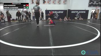 49 lbs Semifinal - Gunner Brooks, Duncan Demon Wrestling vs Amelia Ganote, Cotton County Wrestling Club