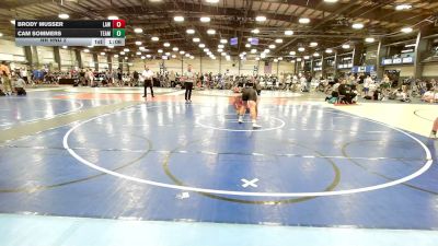 170 lbs Rr Rnd 2 - Brody Musser, LAW Blue - HSB vs Cam Sommers, Team Iron Bear AAU - HSB