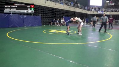 145 lbs 7th Place - Brock Zander, New Providence vs Austin Miller, Sinking Spring