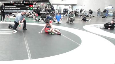 89 lbs Rr Rnd 4 - Gus Engelman, Mat Assassins White - ESE vs William Kershisnik, Triumph Blue ESE