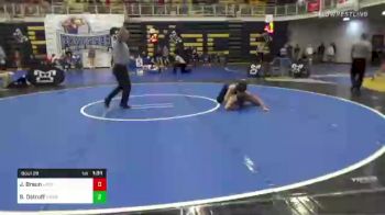 126 lbs R-64 - Jacob Braun, Latrobe vs Sawyer Ostroff, Howell-NJ